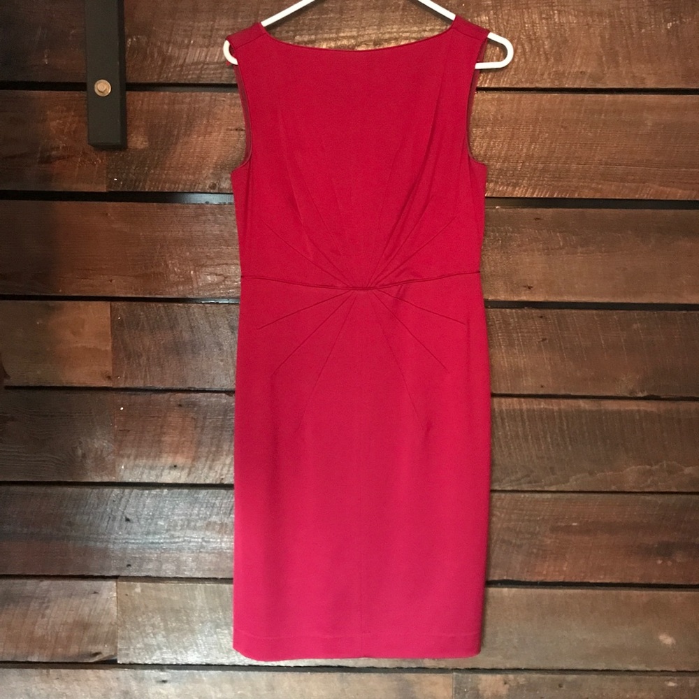 Banana Republic red sheath dress